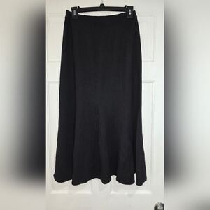 Chico's Black Maxi A-Line Skirt